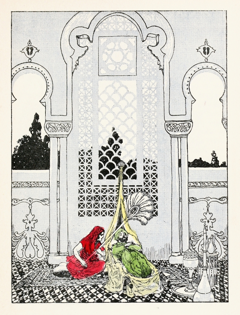 Forty-four Turkish fairy tales Pl 40 by Willy Pogany