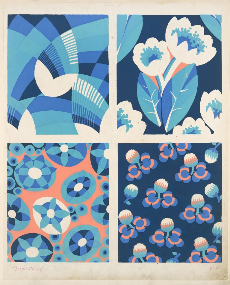 Four plant form compositions 3 by André Durenceau