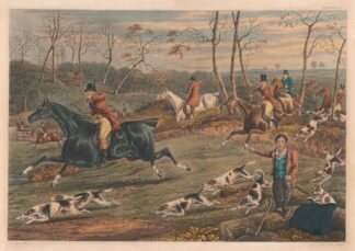 Fox Hunters – Gone Away by Henry Thomas Alken