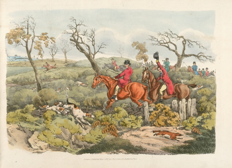 Fox hunting by Henry Thomas Alken