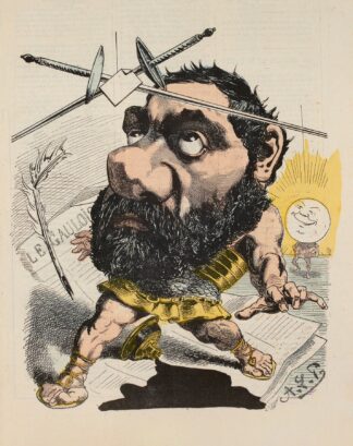 Francisque Sarcey Singulier effet de la chaleur by Zut (Alfred Le Petit)