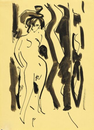 Frauenakt by Ernst Ludwig Kirchner