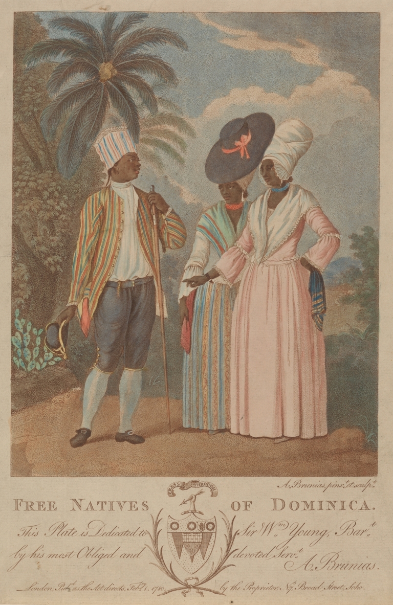 Free Natives of Dominica by Agostino Brunias