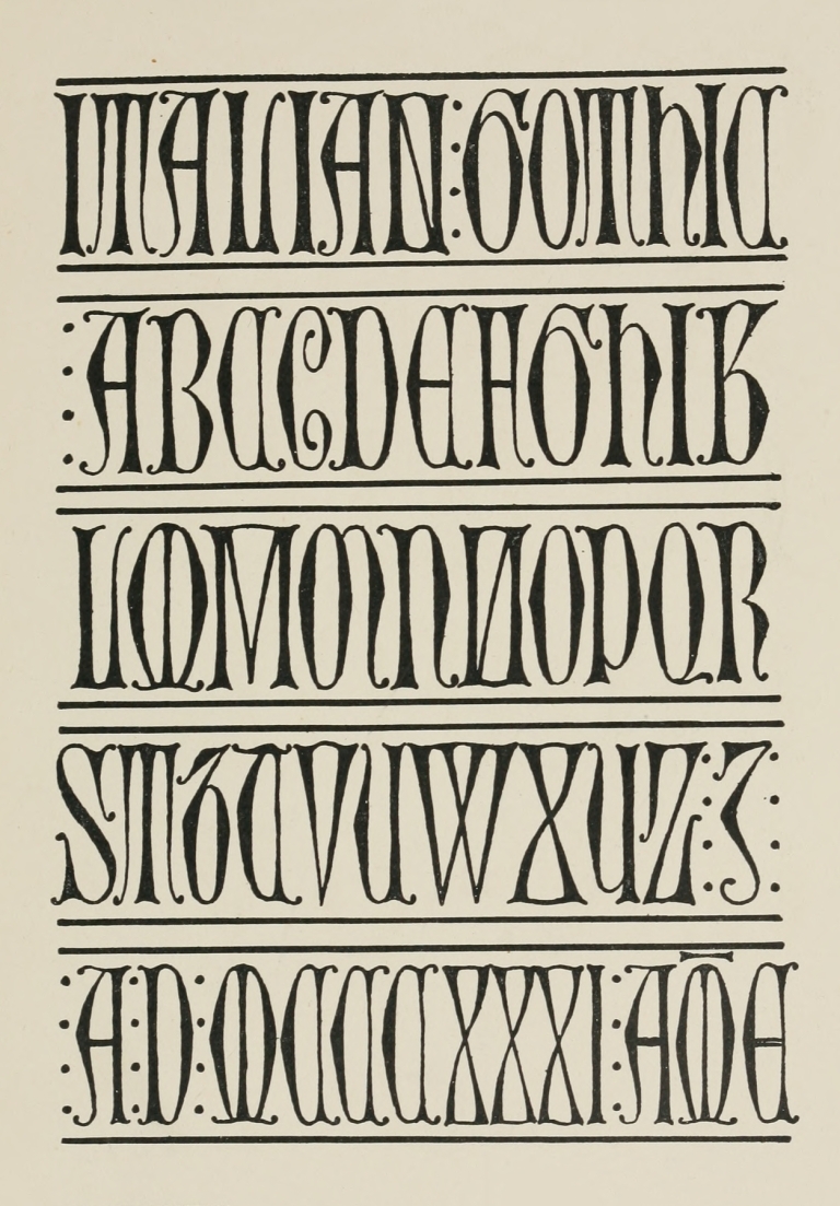 French and Spanish Uncial Capitals by Frank Chouteau Brown