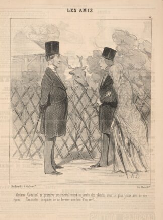 Friends by Honoré Daumier