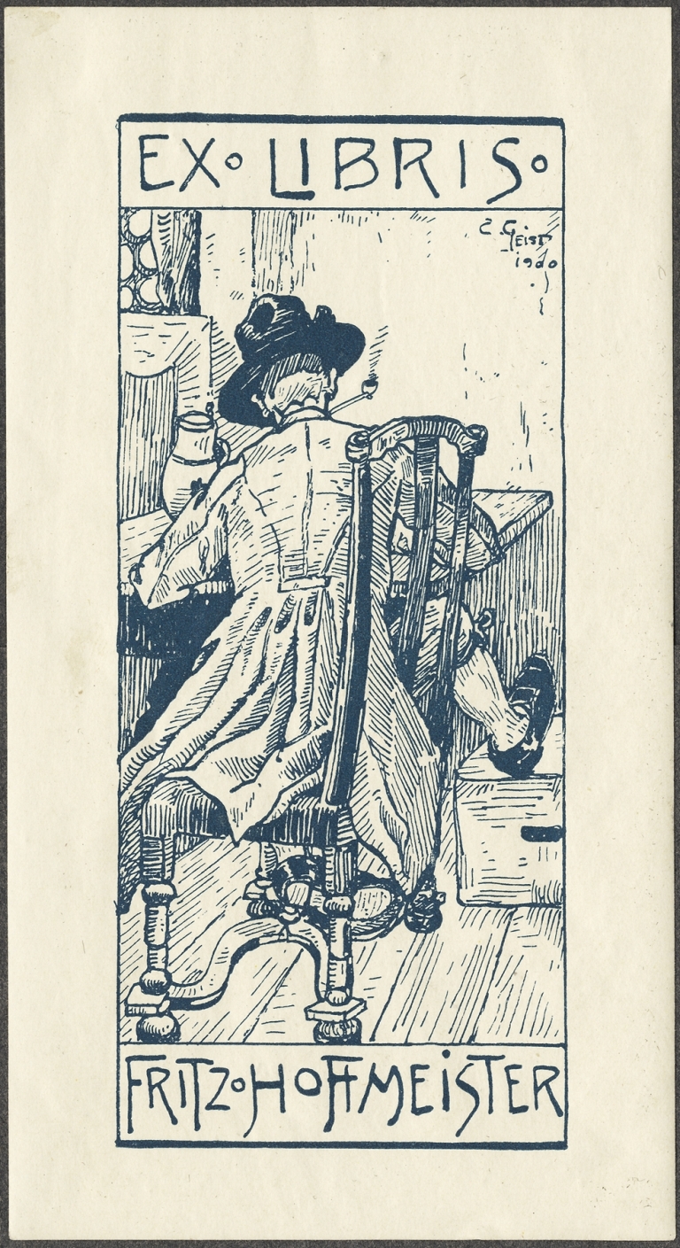 Fritz Hofmeister by C. Geist