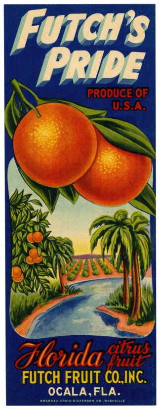 Futch’s Pride Citrus Label by Anonymous