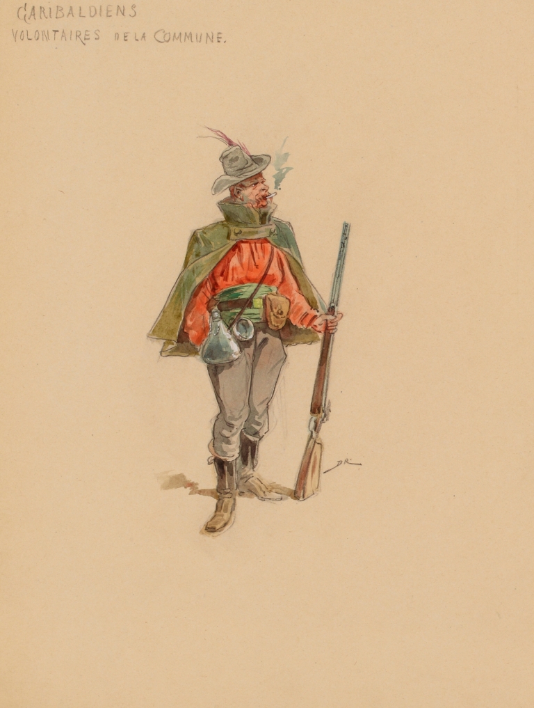 Garibaldiens volontaires de la Commune by Draner