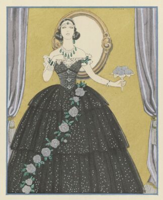 Mme Ida Rubinstein dans “La Dame aux Camélias” by George Barbier