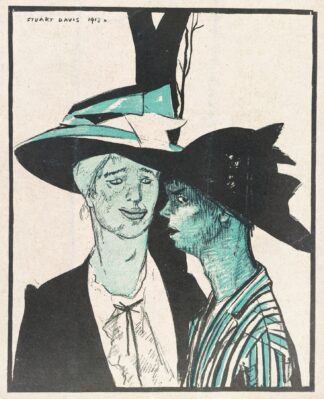 Gee, Mag, think of us bein’ on a magazine cover! by Stuart Davis