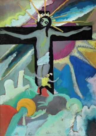Gekreuzigter Christus by Wassily Kandinsky