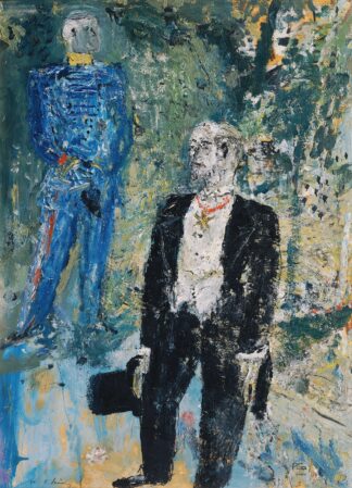 General und Herr im Frack by Wilhelm Thöny