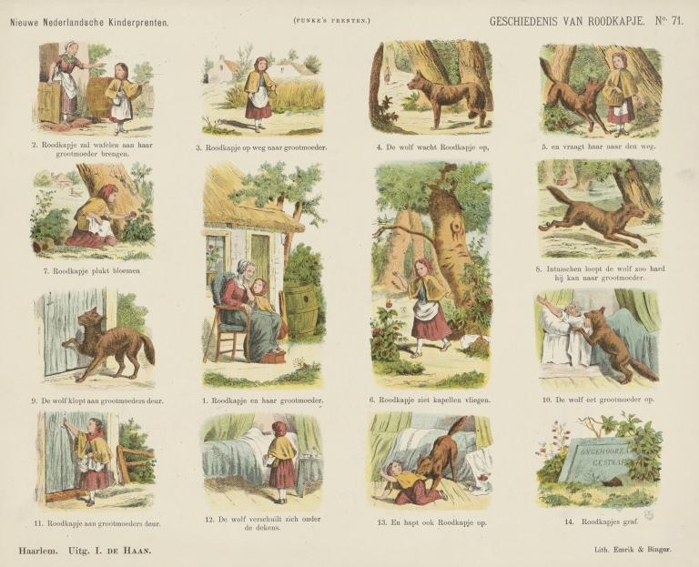 Geschiedenis van Roodkapje by Emrik & Binger