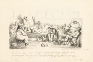 Gezelschap in de kajuit van een schip by Alexander Ver Huell