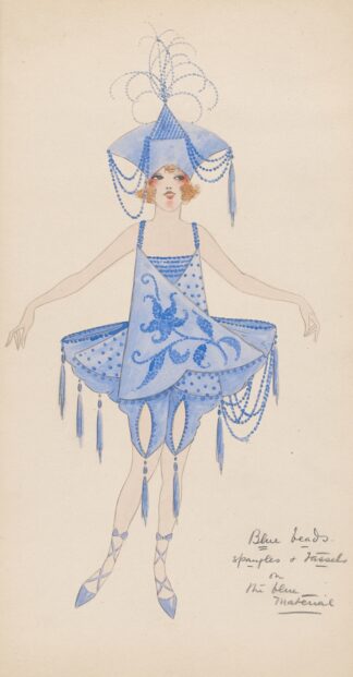 Girl in blue by Will R. Barnes