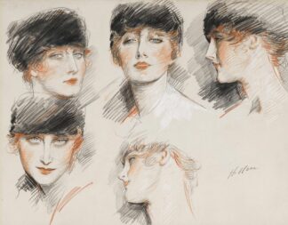 Gladys Deacon, Duchess Of Marlborough by Paul César Helleu