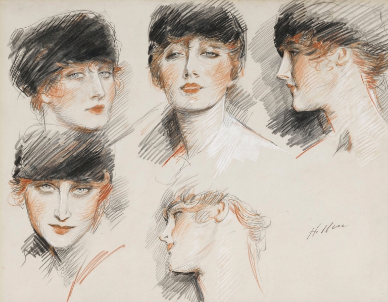 Gladys Deacon, Duchess Of Marlborough by Paul César Helleu