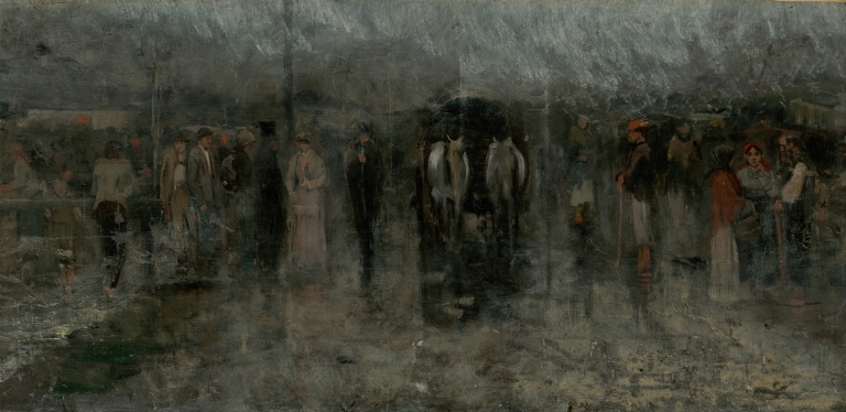 Gloomy Fair I. by Ladislav Mednyánszky