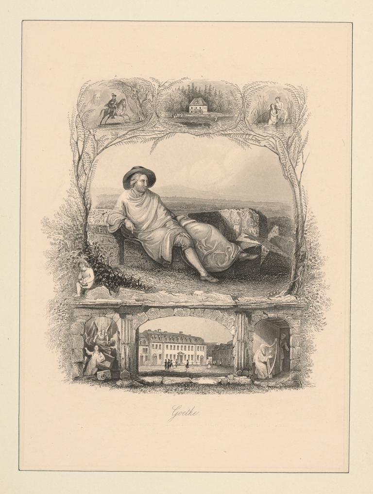 Goethe by Johann Heinrich Wilhelm Tischbein
