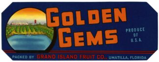 Golden Gems Citrus Label by Anonymous
