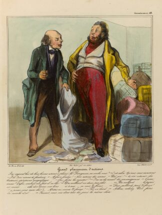 Grand placement d’actions by Honoré Daumier