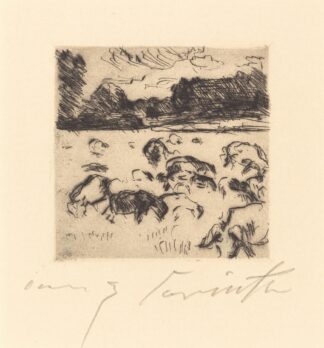 Grazing Sheep by Lovis Corinth