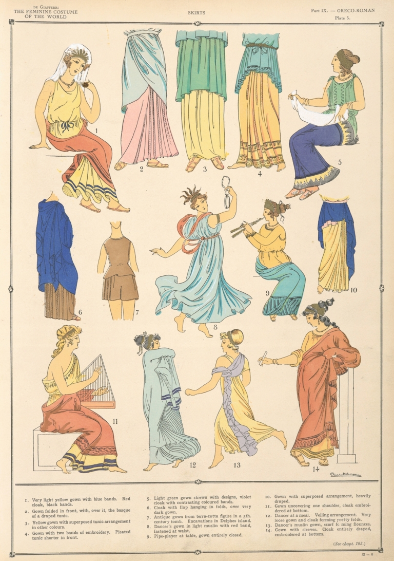 Greco-Roman – Skirts by Paul Louis de Giafferri