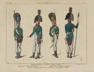 Grenadiers et officiers, by Raphaël Jacquemin