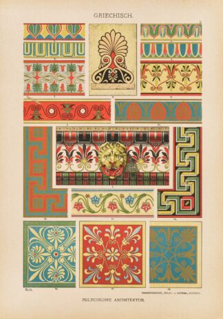 Griechisch – Polychrome Architektur by Heinrich Dolmetsch