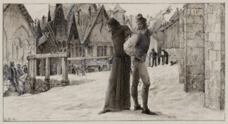 Gringoire a plusieurs bonnes idées de suite rue des Bernardins by Luc-Olivier Merson