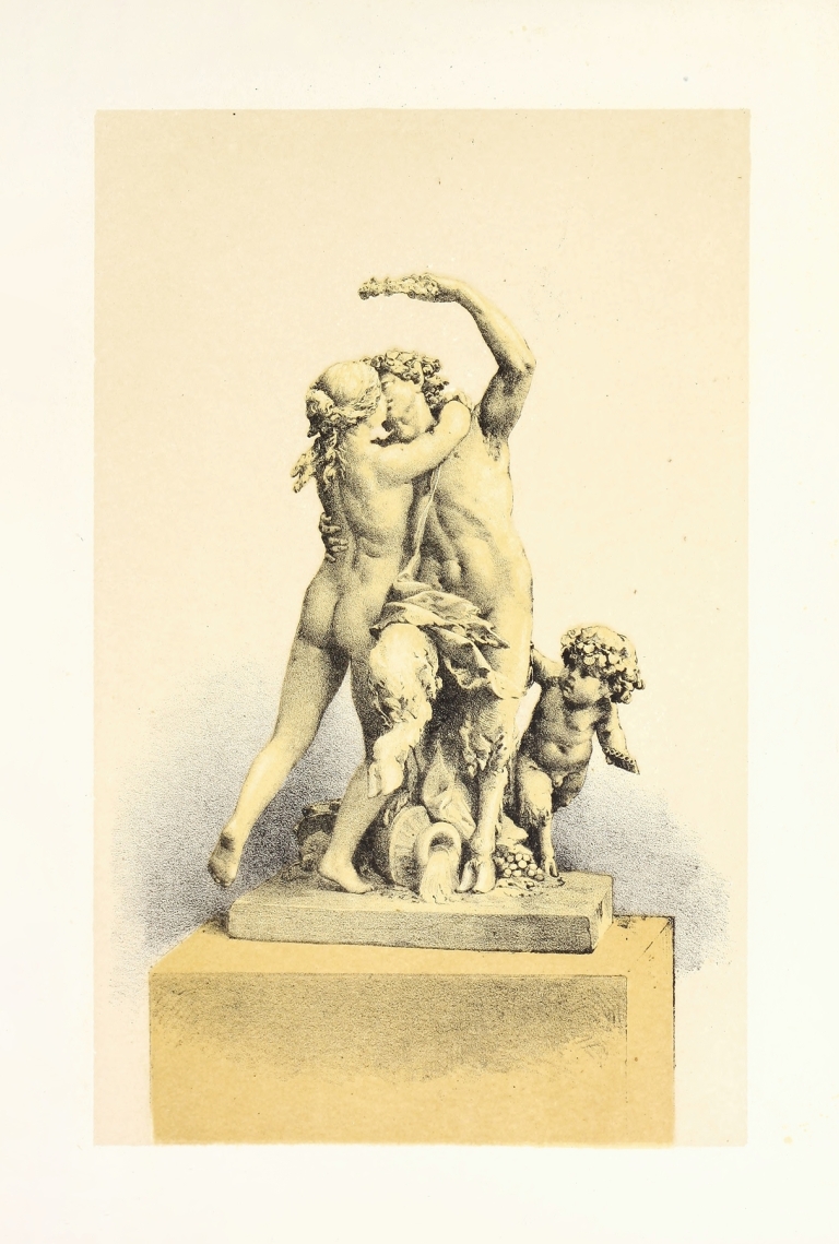Group in Terra-Cotta – Bacchanalian Subject. by John Charles Robinson