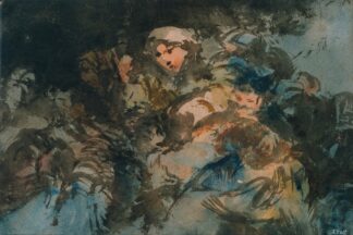 Group of Witches by Eugenio Lucas Velázquez