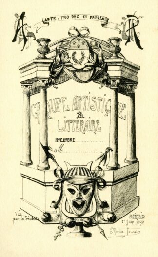 Groupe artistique & littéraire by Maurice Lourain