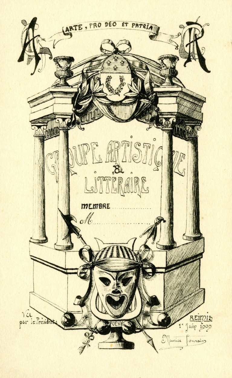 Groupe artistique & littéraire by Maurice Lourain