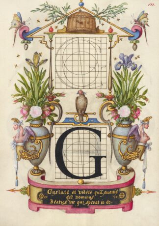 Guide for Constructing the Letter G by Joris Hoefnagel