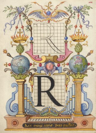 Guide for Constructing the Letter R by Joris Hoefnagel