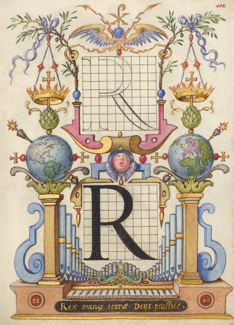 Guide for Constructing the Letter R by Joris Hoefnagel