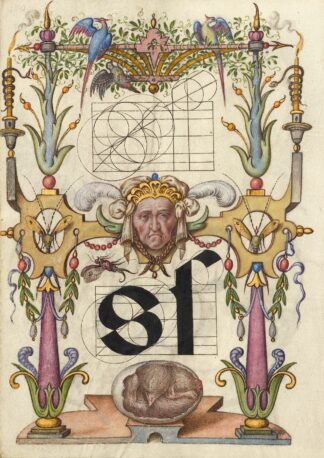 Guide for Constructing the Letter s. by Joris Hoefnagel