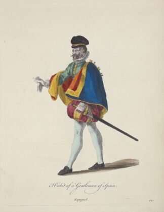 Habit of a gentleman of Spain. Espagnol. by Charles Grignion