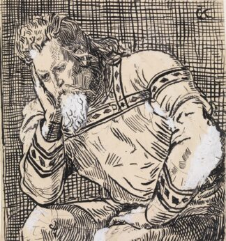Håkon jarl by Christian Krohg