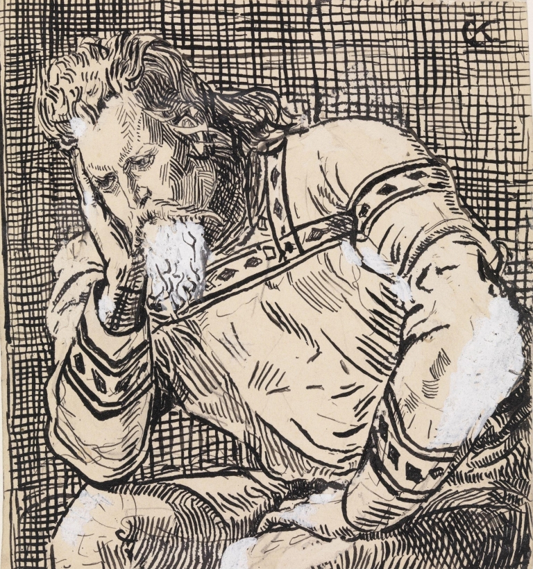 Håkon jarl by Christian Krohg