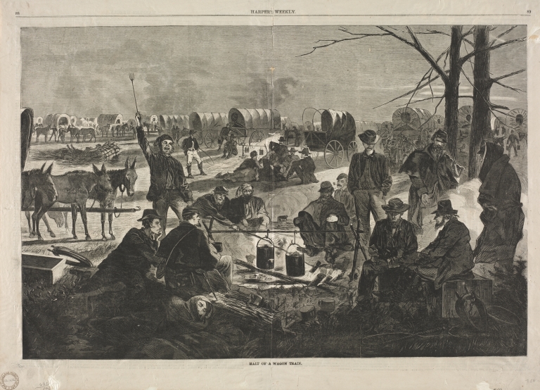 Halt of the Wagon Train by Winslow Homer