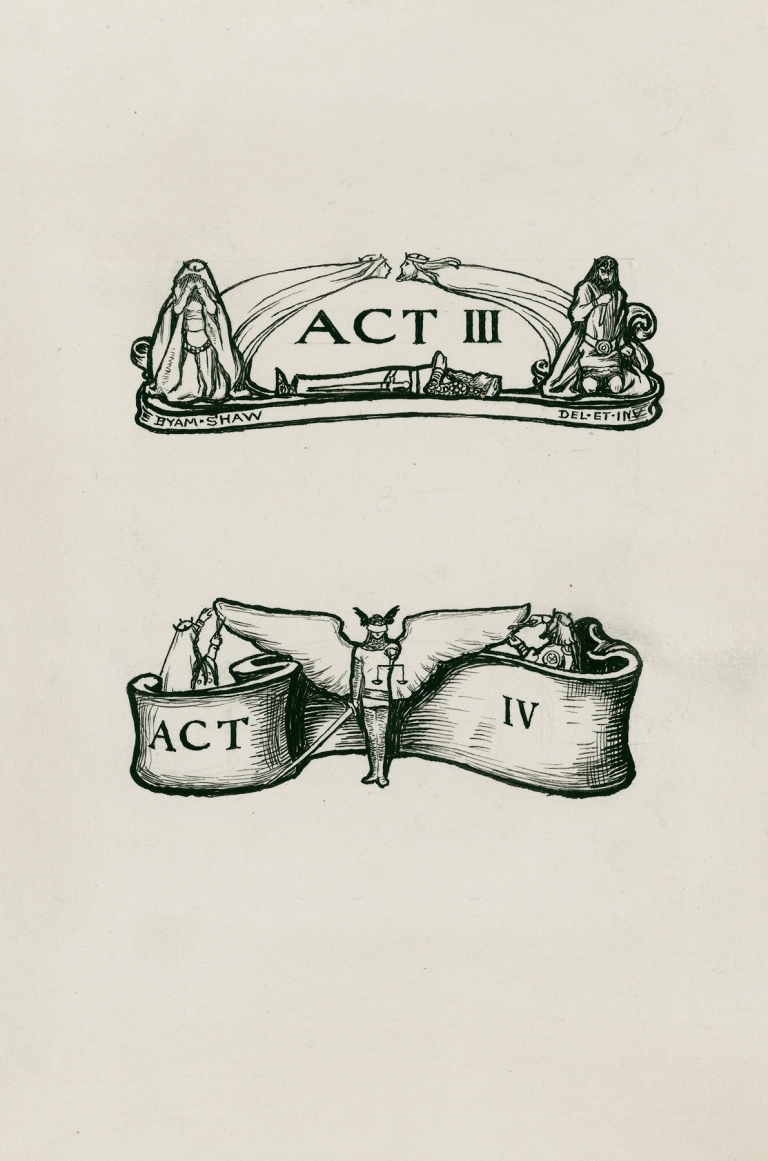Hamlet; Headings by Byam Shaw