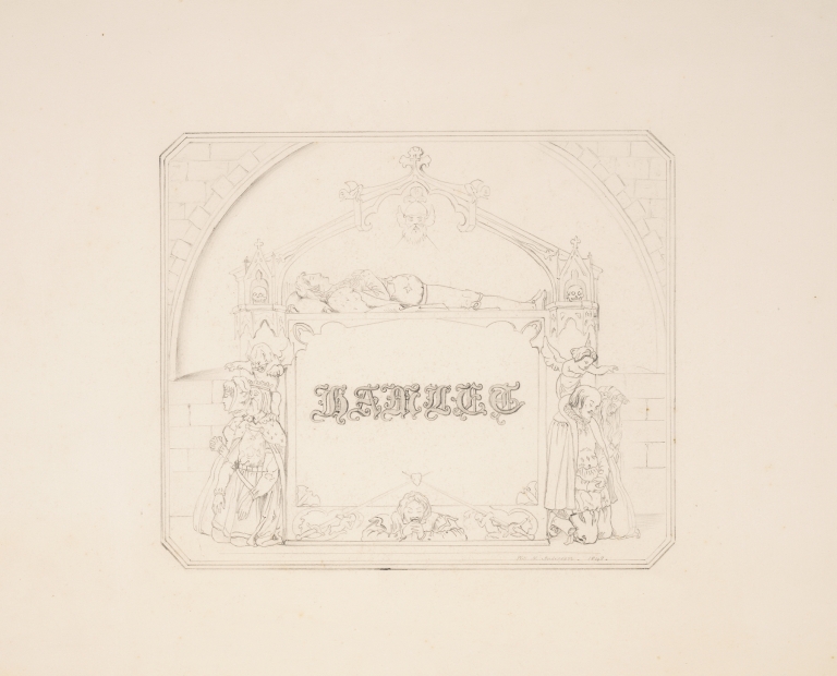 Hamlet [title page] by William M. Anderson