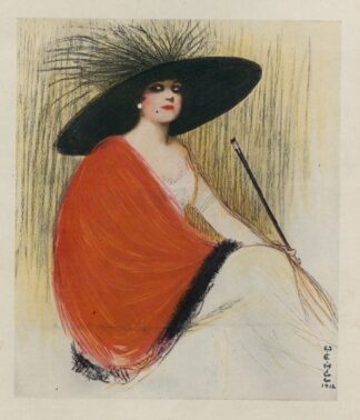 Hand painted by William Ely Hill