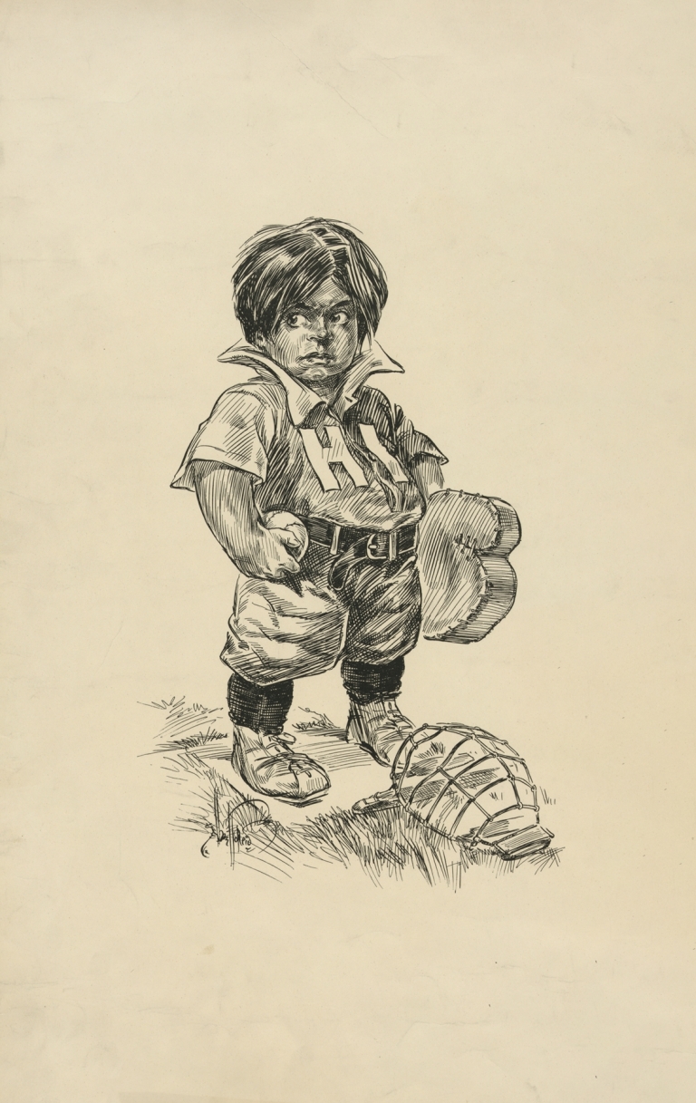 Haskell Indian baseball boy by Albert Turner Reid