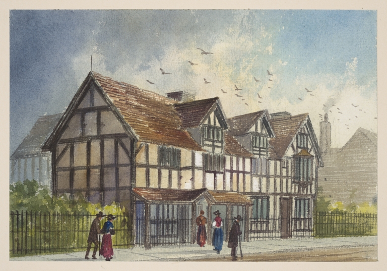 Haunts of Shakespeare Pl.18 by Paul Braddon