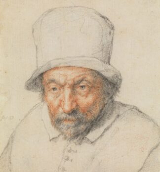 Head of a Bearded Man in a Hat by Adriaen van Ostade