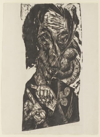 Head of a Sick Man by Ernst Ludwig Kirchner