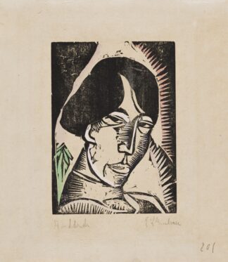 Head of Erna by Ernst Ludwig Kirchner